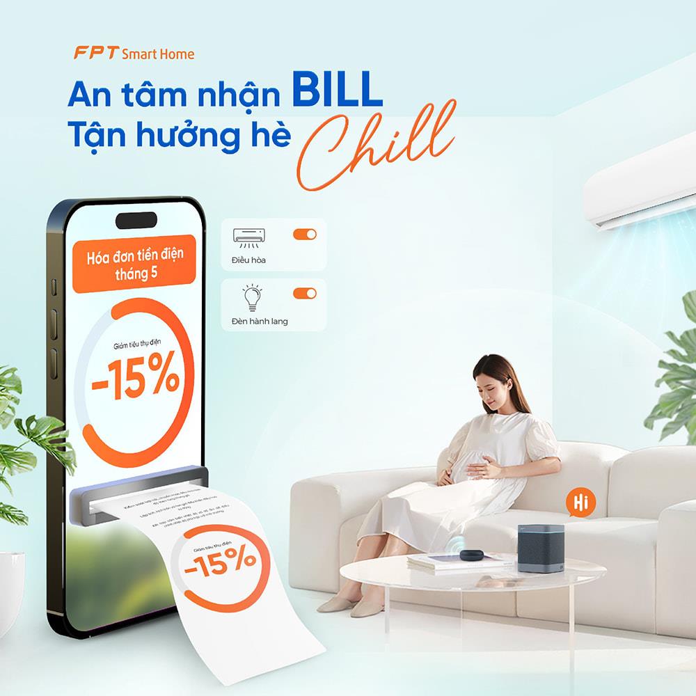 FPT Smart Home giúp kiểm soát thiết bị điện, giảm tiêu tốn điện năng khi không sử dụng