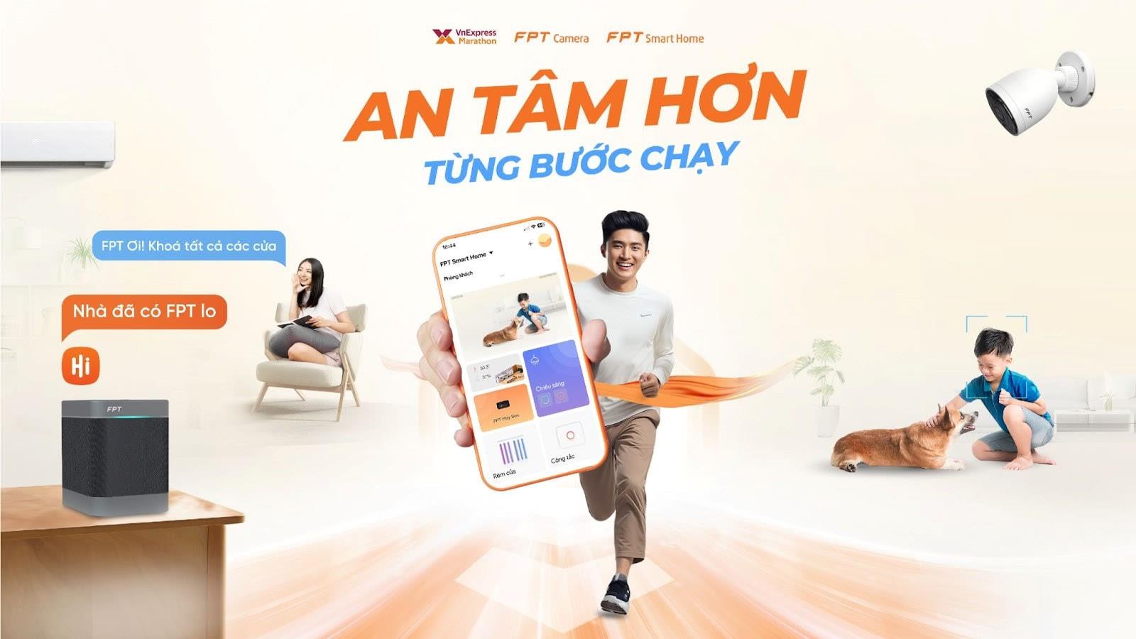 FPT Smart Home lần đầu tiên đồng hành VnExpress Marathon 2024