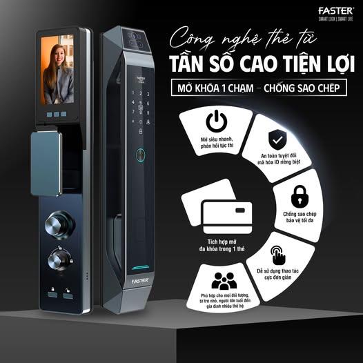 CÔNG NGHỆ THẺ TỪ TẦN SỐ CAO TIỆN LỢI MỞ KHÓA 1 CHẠM - CHỐNG SAO CHÉP