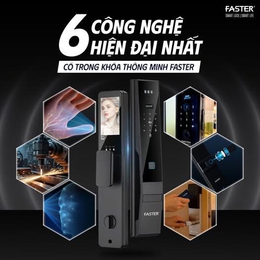 6 CÔNG NGHỆ HIỆN ĐẠI NHẤT CÓ TRONG KHÓA THÔNG MINH FASTER