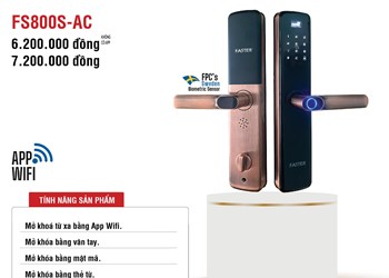 Khóa cửa vân tay Faster FS800S AC