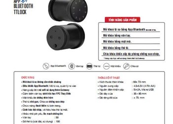 Khóa tay nắm tròn ECO 1